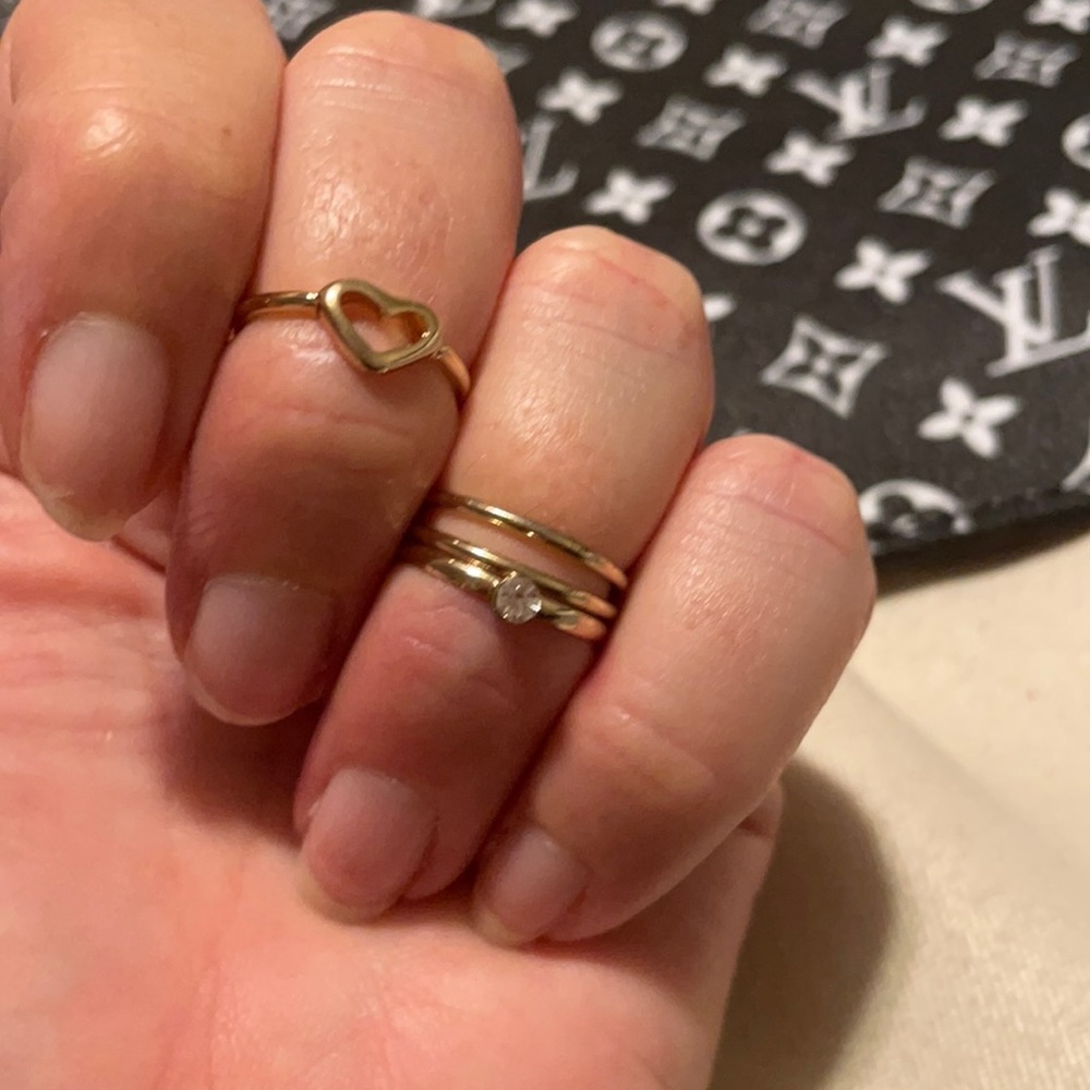 Adorable midi ring set